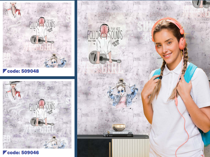 کاغذدیواری کودک و نوجوان تینیج